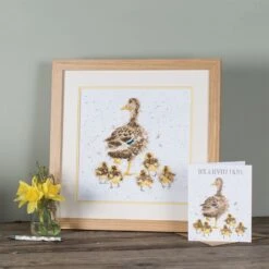 'Ducklings' Duck Cross Stitch -Home Furnishing Store lovely mum 4yrr 24