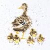 'Ducklings' Duck Cross Stitch -Home Furnishing Store lovely mum wb
