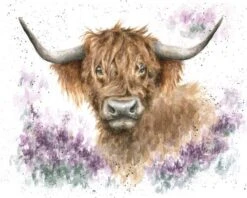 'Highland Heathers' Ltd Print