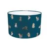 Dog Teal Lampshade