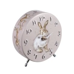 'Winter Hare' Hare Mantel Clock -Home Furnishing Store mclk001 a