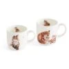 'The Foxes' Fox Parent And Child Mug Gift Set 2 'The Foxes' Fox Parent And Child Mug Gift Set -Home Furnishing Store mma4391 xg