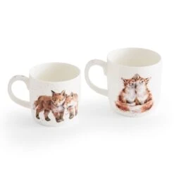 'The Foxes' Fox Parent And Child Mug Gift Set 8 'The Foxes' Fox Parent And Child Mug Gift Set -Home Furnishing Store mma4391 xg a