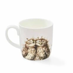 'Birds Of A Feather' Owl Large Mug -Home Furnishing Store mmmr4020 xd cutout6