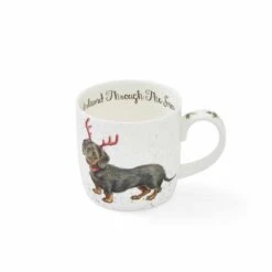 'Dachshund Through The Snow' Dachshund Mug