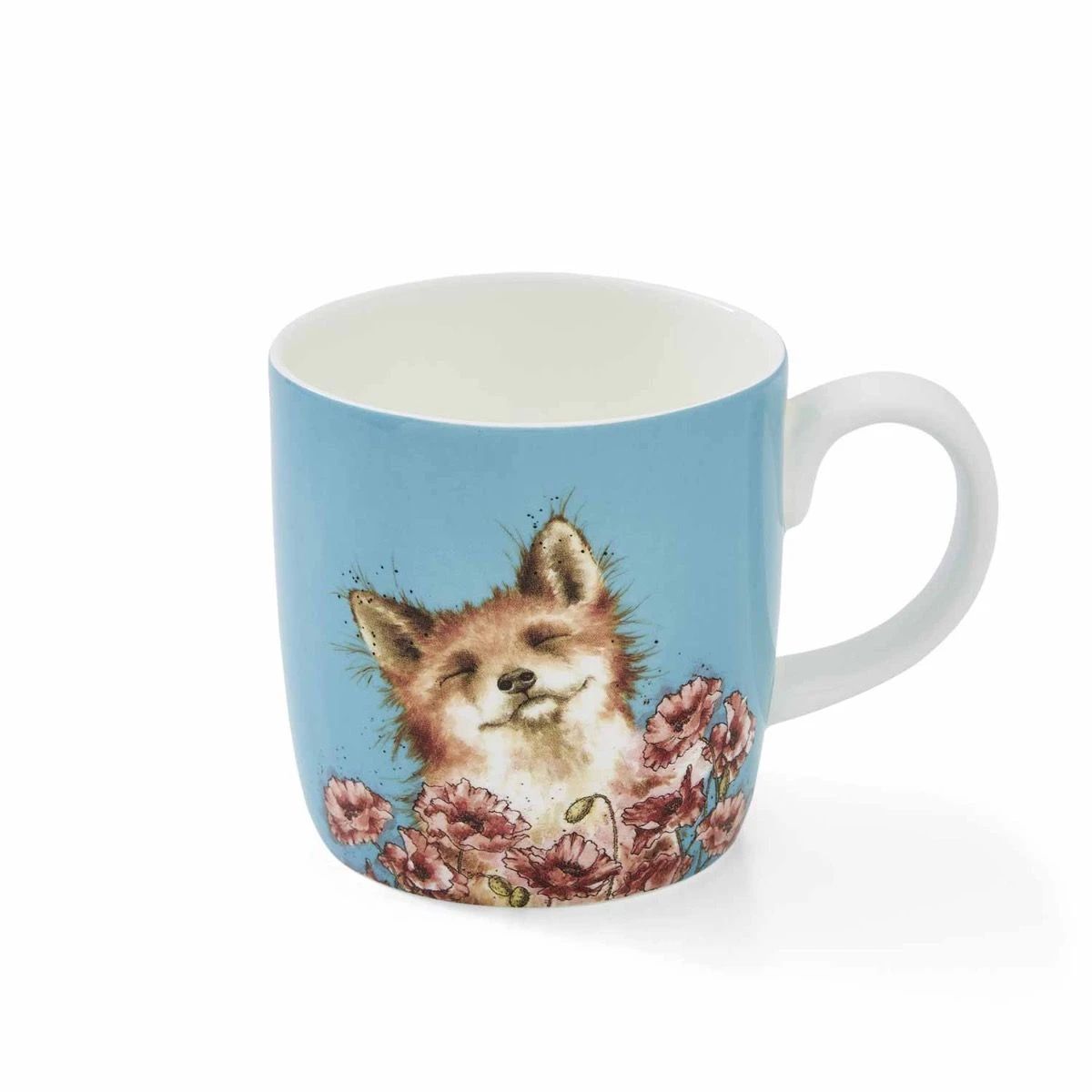 'Poppy Field' Fox Large Mug 3 'Poppy Field' Fox Large Mug