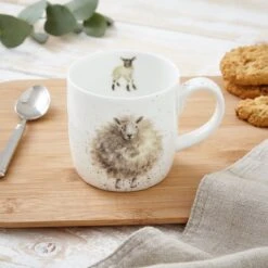 'Woolly Jumper' Sheep Mug -Home Furnishing Store mmql5629 xt mug woolly jumper sheep ls2 1