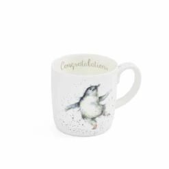 'Congratulations' Penguin Large Mug