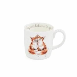 'Congratulations To You Both' Fox Large Mug