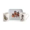 'Trick Or Treat' Dog And Cat Halloween Mug And Tray Set 2 'Trick Or Treat' Dog And Cat Halloween Mug And Tray Set -Home Furnishing Store mmsb4020 xt