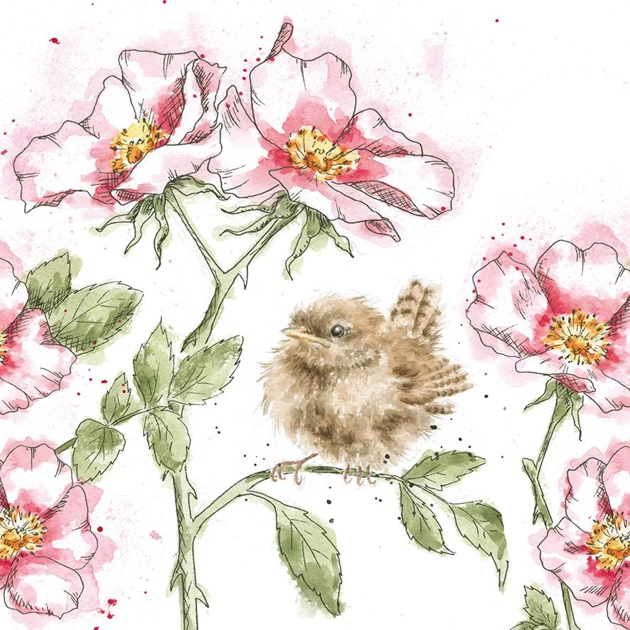 'The Rose Garden' Wren Print 3 'The Rose Garden' Wren Print