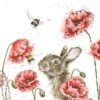 'Let It Bee' Rabbit Print -Home Furnishing Store p173