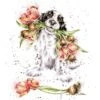 'Blooming With Love' Spaniel Print 2 'Blooming With Love' Spaniel Print -Home Furnishing Store pcs209