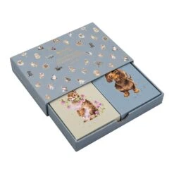 'The Country Set' Woodland Animal, Dog And Cat Playing Cards 21 'The Country Set' Woodland Animal, Dog And Cat Playing Cards -Home Furnishing Store plc002 i