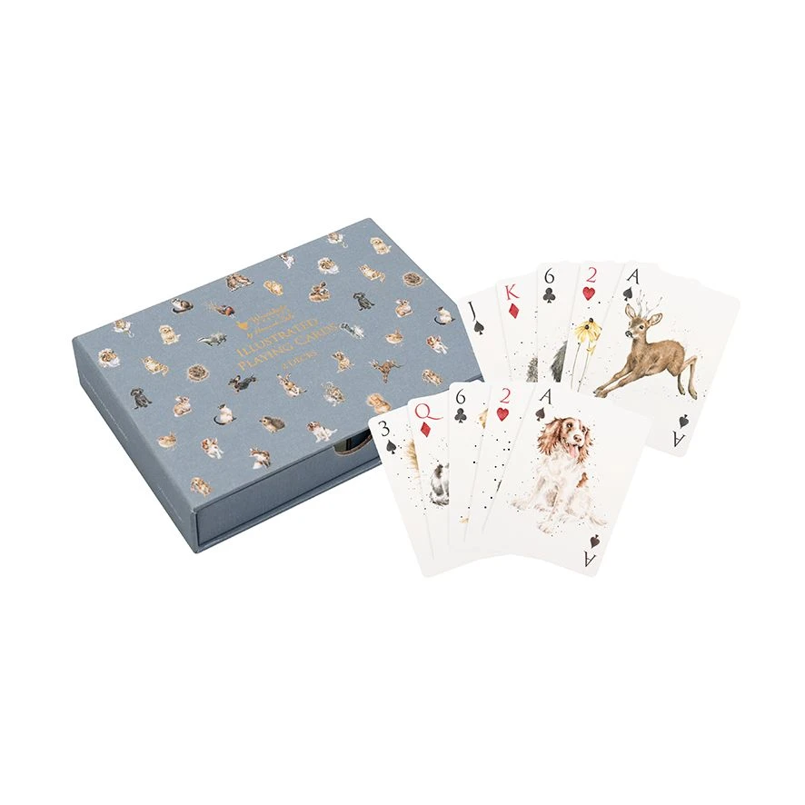 'The Country Set' Woodland Animal, Dog And Cat Playing Cards 3 'The Country Set' Woodland Animal, Dog And Cat Playing Cards