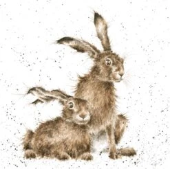 'His And Hares' Hare Print