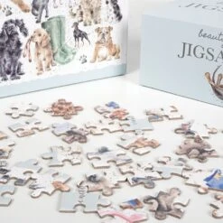 'A Dog's Life' Dog Jigsaw Puzzle 9 'A Dog's Life' Dog Jigsaw Puzzle -Home Furnishing Store puzzle002 a 4 1
