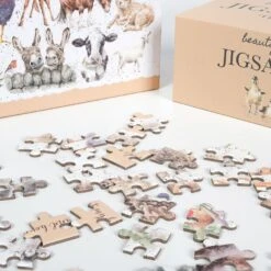 'Farmyard Friends' Farmyard Animal Jigsaw Puzzle -Home Furnishing Store puzzle005 a 1