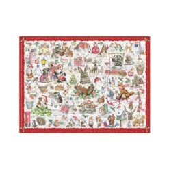 'Country Set Christmas' Animal Jigsaw Puzzle