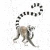 'Tail In The Air' Lemur Print -Home Furnishing Store pz040