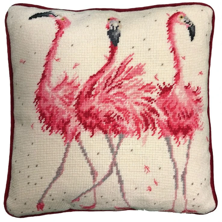 'Pink Ladies' Flamingo Tapestry Kit 3 'Pink Ladies' Flamingo Tapestry Kit