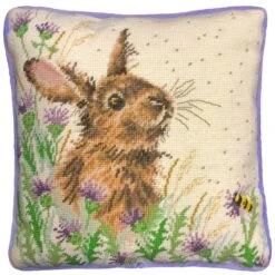 'The Meadow' Rabbit Tapestry Kit