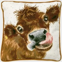 'Mooo' Cow Tapestry Kit