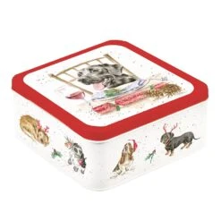 'Santa's Little Helpers' Dog Christmas Tin