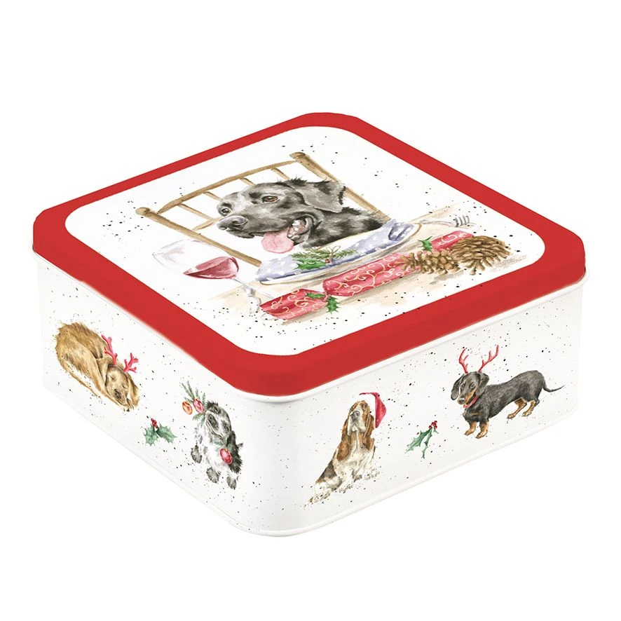 'Santa's Little Helpers' Dog Christmas Tin 3 'Santa's Little Helpers' Dog Christmas Tin