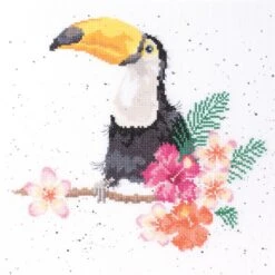 'Toucan Of My Affection' Toucan Cross Stitch