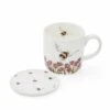 'Flight Of The Bumblebee' Bee Mug And Coaster Set 2 'Flight Of The Bumblebee' Bee Mug And Coaster Set -Home Furnishing Store wnop3943 xg