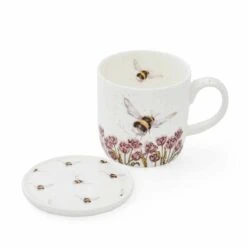 'Flight Of The Bumblebee' Bee Mug And Coaster Set