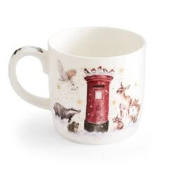'Xmas Post' Woodland Animal Limited Edition 2023 Large Mug 8 'Xmas Post' Woodland Animal Limited Edition 2023 Large Mug -Home Furnishing Store wnum4020 xd a