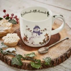 'Gathered All Around' Woodland Animal Mug -Home Furnishing Store wrendale gathered all around mug mmqa5629 xt lifestyle 3 1