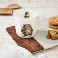 'What A Hoot' Owl Mug 7 'What A Hoot' Owl Mug -Home Furnishing Store wrendale what a hoot owl mug mmkd5629 xt lifestyle 2