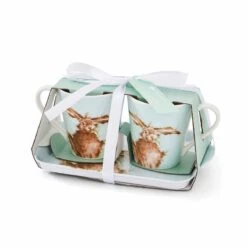 Hare Mug And Tray Set 6 Hare Mug And Tray Set -Home Furnishing Store x0011658892 cutout12