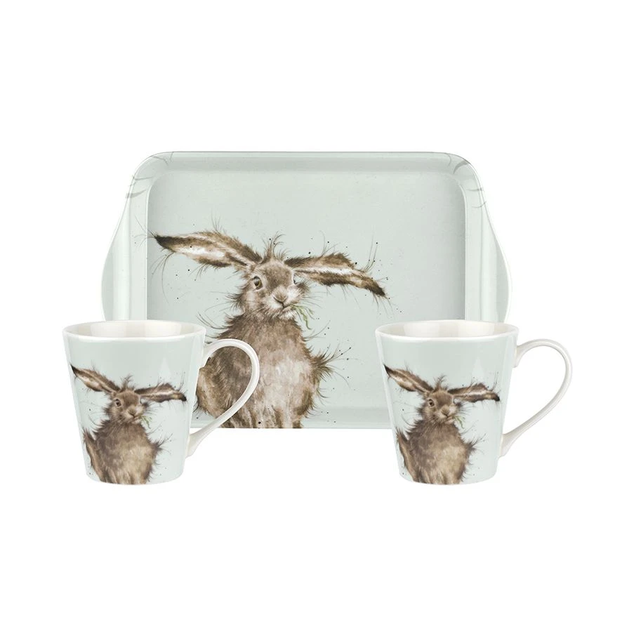 Hare Mug And Tray Set 3 Hare Mug And Tray Set