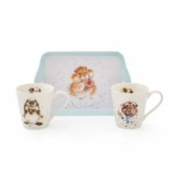 'Diet Starts Tomorrow' Hamster Mug And Tray Set