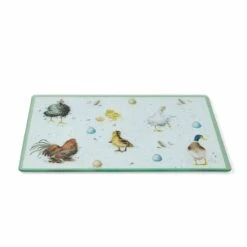 'Country Set' Country Animal Glass Worktop Saver