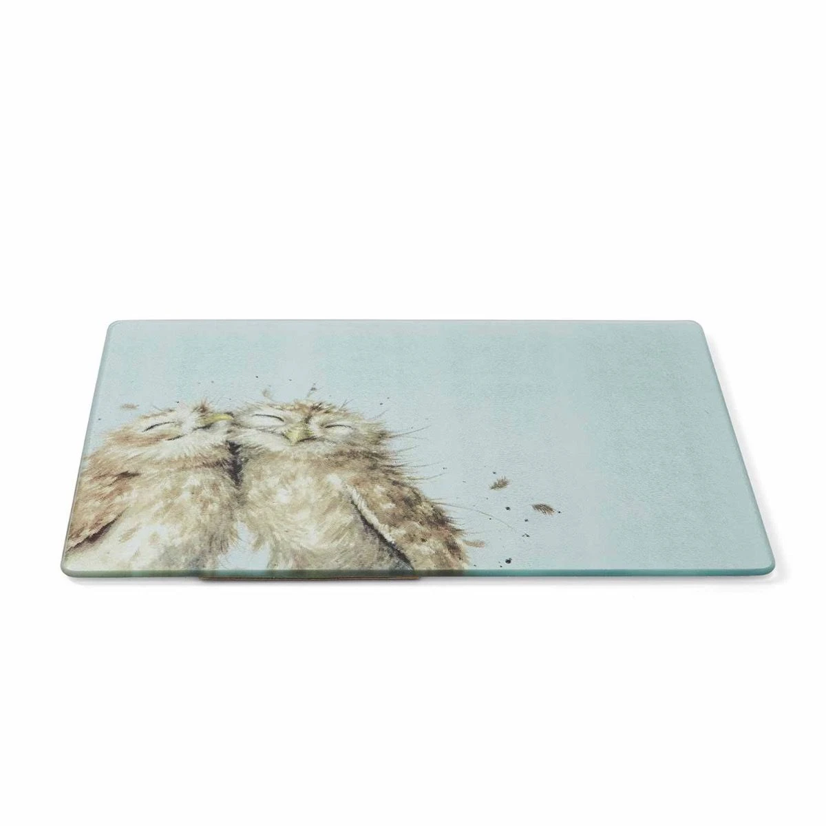 'Birds Of A Feather' Owl Glass Worktop Saver 3 'Birds Of A Feather' Owl Glass Worktop Saver