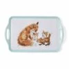 'The Bedtime Kiss' Fox Large Tray 1 'The Bedtime Kiss' Fox Large Tray -Home Furnishing Store x0019519072 cutout1