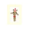 'I'm Just Here For The Cake' Giraffe Cross Stitch Card -Home Furnishing Store xgc30 a