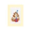 'Guinea Be A Great Day' Guinea Pig Cross Stitch Card 1 'Guinea Be A Great Day' Guinea Pig Cross Stitch Card -Home Furnishing Store xgc38 a