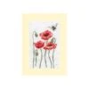 'Remember Me' Poppy And Bee Cross Stitch Card -Home Furnishing Store xgc39 a