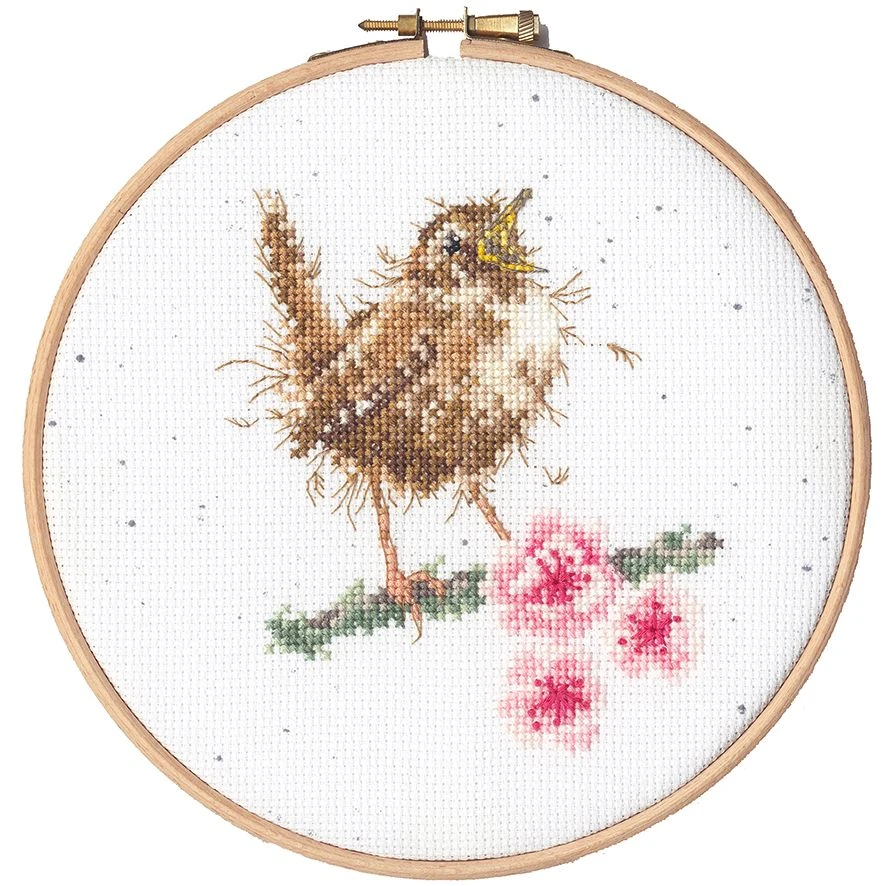 'Little Tweets' Wren Cross Stitch Kit 3 'Little Tweets' Wren Cross Stitch Kit