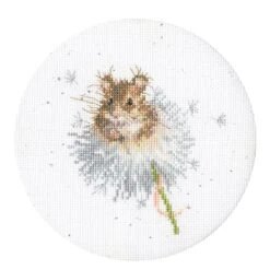 'Dandelion' Mouse Cross Stitch Kit