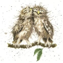 'Birds Of A Feather' Owl Cross Stitch