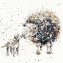 'Ewe And Me' Sheep Cross Stitch