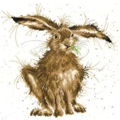 'Hare Brained' Hare Cross Stitch