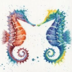 'Shell We Dance?' Seahorse Cross Stitch